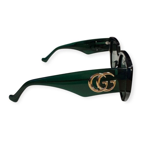 Gucci‎ GG0956S Green Oversized Sunglasses Square Frame Unisex Shades Retro Rare main image 6
